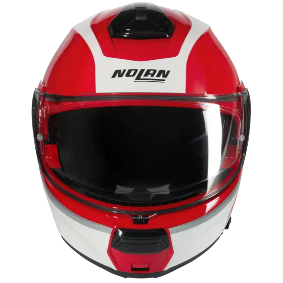 NOLAN N100-6 INCOGNITO 345 Motorcycle Modular Helmet Silver White Red – 2 – Maximomoto PT