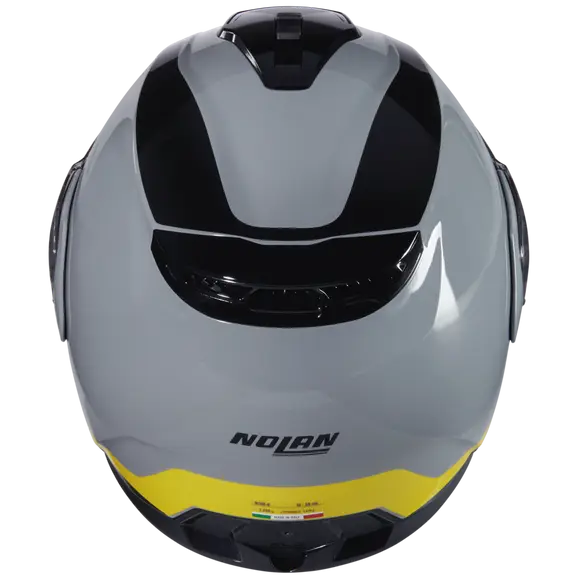 NOLAN N100-6 INCOGNITO 346 Modular Motorcycle Helmet Gray Yellow Black – 5 – Maximomoto PT