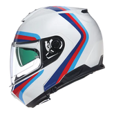 NOLAN N100-6 SSOLUTO 347 Moto Modular Capacete Branco Azul Vermelho Azul – Maximomoto PT