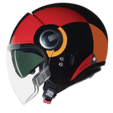 NOLAN N21 Bichrome Visor 350 open face Casco Nero Rosso Arancione – Maximomoto PT