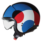 NOLAN N21 06 BICROMO 345 MINI JET CASCO NEGRO BLUE ROJO BLANCO – Maximomoto PT