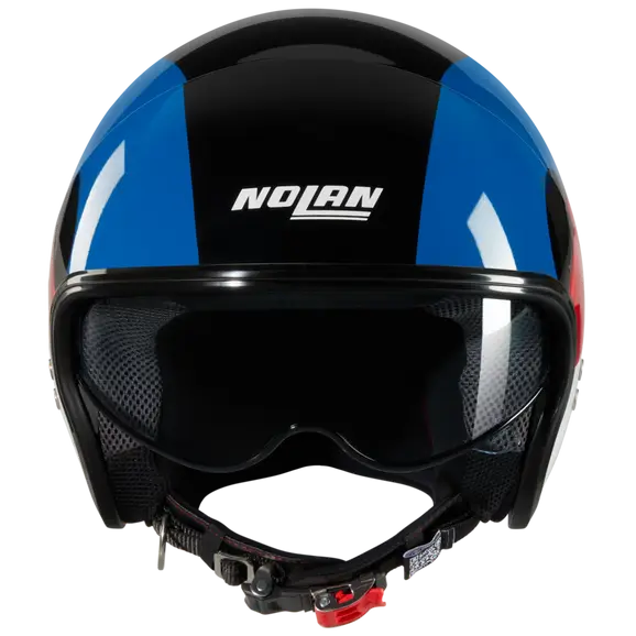 NOLAN N21 06 BICROMO 345 MINI JET CASCO NEGRO AZUL ROJO BLANCO – 5 – Maximomoto PT
