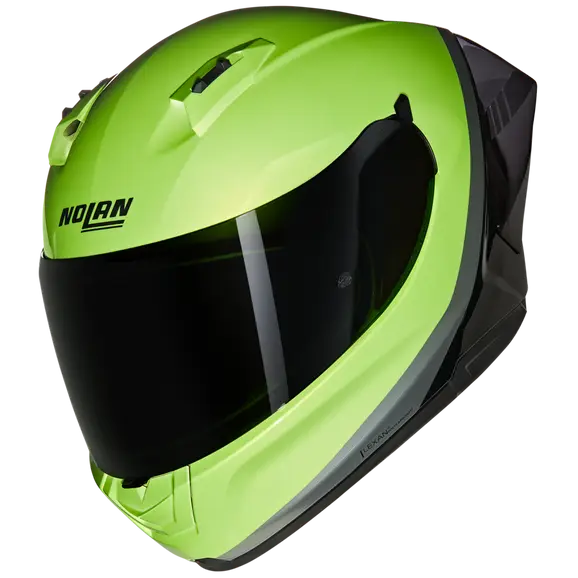 NOLAN N60-6 Sport Verniciatura Speciale 348 ligero Casco Verde impulso Nero Grigio – 3 – Maximomoto PT