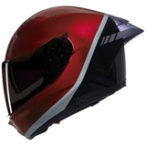 NOLAN N60-6 Sport Verniciatura Speciale 349 Deportivo Casco Rosso viscerale Nero Grigio