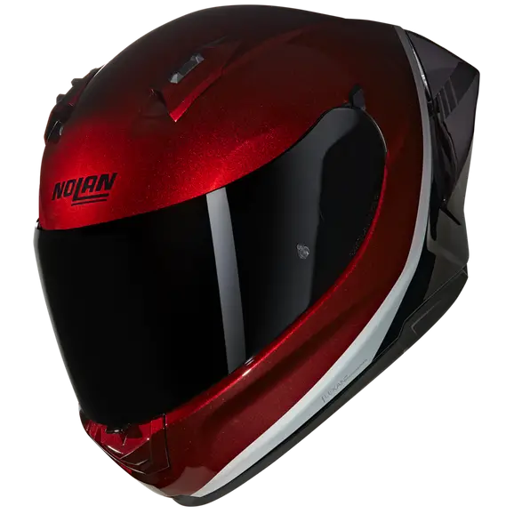 NOLAN N60-6 Sport Verniciatura Speciale 349 Deportivo Casco Rosso viscerale Nero Grigio – 3 – Maximomoto PT