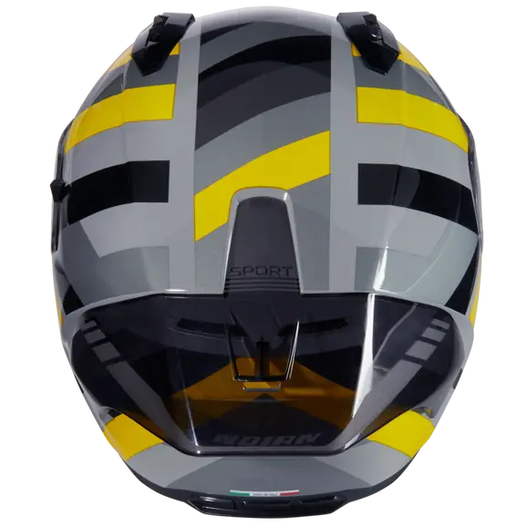 NOLAN N60-6 Sport DINAMICO 344 INTEGRAL CASCO GRIGIO GIALLO NERO – 4 – Maximomoto PT