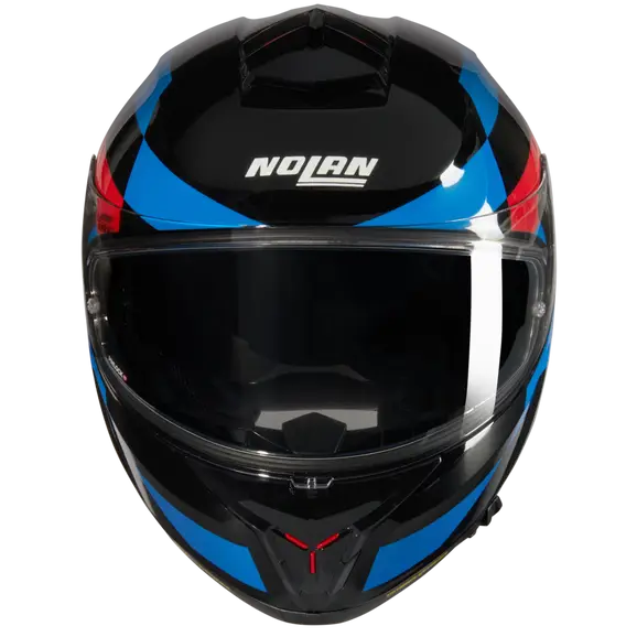 NOLAN N80-8 ALFIERE 347 MOTO INTEGRAL CAPACETE PRETO AZUL VERMELHO