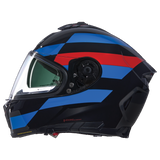 NOLAN N80-8 ALFIERE 347 MOTO INTEGRAL CAPACETE PRETO AZUL VERMELHO