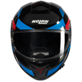 NOLAN N80-8 ALFIERE 347 MOTO INTEGRAL CAPACETE PRETO AZUL VERMELHO