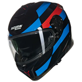 NOLAN N80-8 ALFIERE 347 MOTO INTEGRAL CAPACETE PRETO AZUL VERMELHO