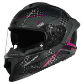 SMK TITAN CARBON CAPACETES DE MOTO GLOSS PRETO CINZA ROSA – Maximomoto PT
