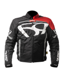 MUGENRACE AGGRESSORE-T Moto Textil Casacos Preto Vermelho - maximomoto.pt - front
