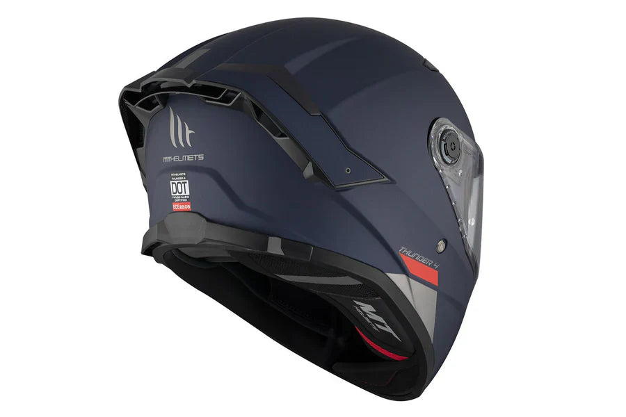 MT THUNDER 4 SV SOLID A7 Matte blue full motorcycle hull for sports touring – 5 – Maximomoto PT