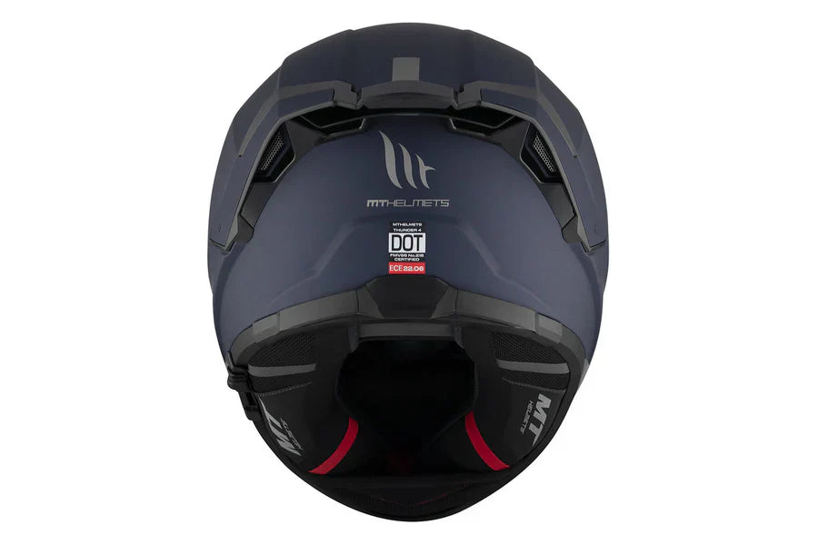 MT THUNDER 4 SV SOLID A7 Matte blue full motorcycle hull for sports touring – 7 – Maximomoto PT