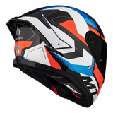 MT Thunder 4 SV Valiant A0 Integral De Moto Deportivo Turismo Casco Perla Brillante