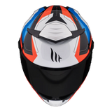 MT Thunder 4 SV Valiant A0 Integral De Moto Deportivo Turismo Casco Perla Brillante