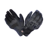 R-TECH AVIGNON Black Leather Motorcycle Gloves