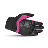 R-TECH CRUISER Motorcycle Ladies Textile Gloves Black Red