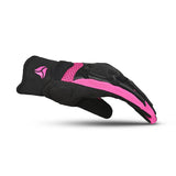 R-TECH CRUISER Motorcycle Ladies Textile Gloves Black Red