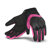 R-TECH CRUISER Motorcycle Ladies Textile Gloves Black Red – Maximomoto PT