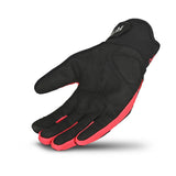 R-TECH CRUISER Motorcycle Textile Gloves Black Red