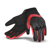 R-TECH CRUISER Motorcycle Textile Gloves Black Red – Maximomoto PT