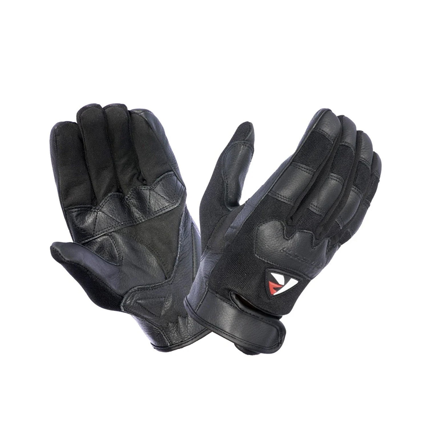 R-TECH DIJON Luvas De Moto Couro Preto – 1 – Maximomoto PT