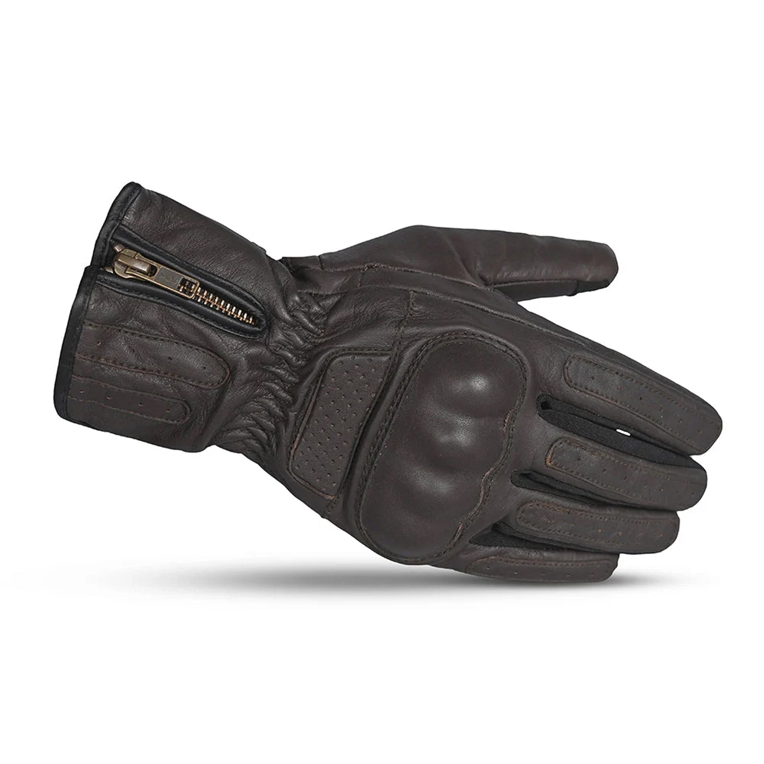 R-TECH DYNAMIC Motorcycle Leather Gloves Brown – 2 – Maximomoto PT