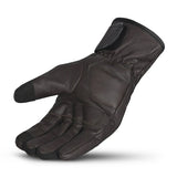 R-TECH DYNAMIC Motorcycle Leather Gloves Brown