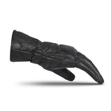 R-TECH GLAMOUR Moto Couro Luvas Preto