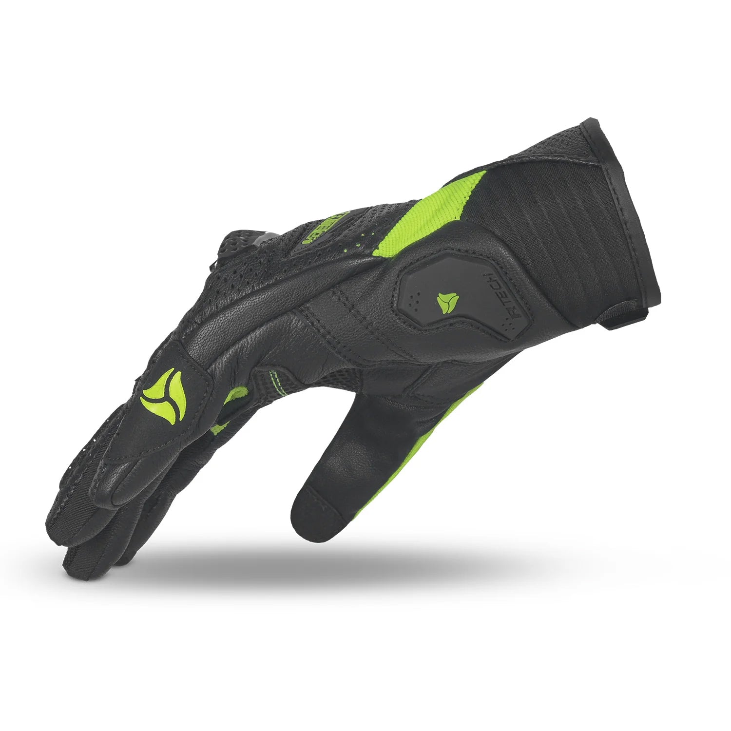 R-TECH KNIGHT RIDER Moto Homem Luvas Preto Fluo Amarelo – 4 – Maximomoto PT
