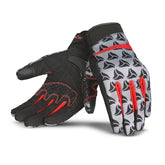 R-TECH LEOPARD Motorcycle Textile Gloves Black Red – Maximomoto PT