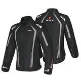 R-TECH MARSHAL Motorcycle Women's Textile Jackets Black Gray