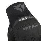 R-TECH MOTO FLEX Moto Textil Luvas Preto