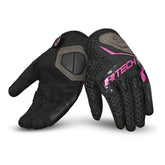 R-TECH RIDE PRO Women's Motorcycle Gloves Black Fuchsia – Maximomoto PT