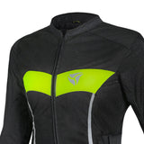 R-TECH SUPER LITE AIR Casacos De Moto Senhora Preto Amarillo Fluo