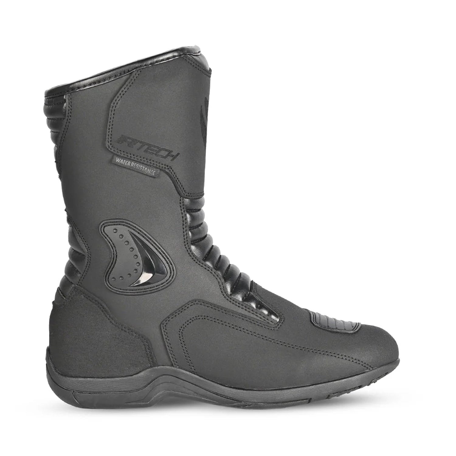 R-TECH TROJAN LUNAR Black Leather Motorcycle Boots – 2 – Maximomoto PT