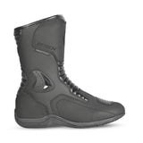 R-TECH TROJAN LUNAR Black Leather Motorcycle Boots