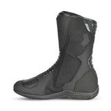 R-TECH TROJAN LUNAR Black Leather Motorcycle Boots