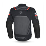 R-TECH SPIRAL MESH Casacos De Moto Textil Cinza Preto Vermelho