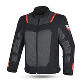 R-TECH - Spiral Mesh Textile Jackets Gray/Black/Red – Maximomoto PT