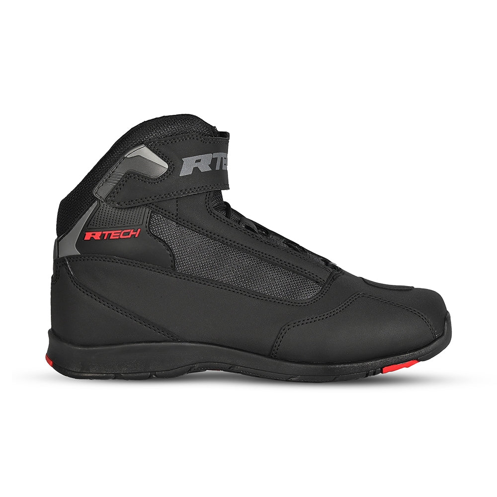 R-TECH AIRPRO Moto Urbana Couro Botas Preto - Imagem do lado direito de Boots