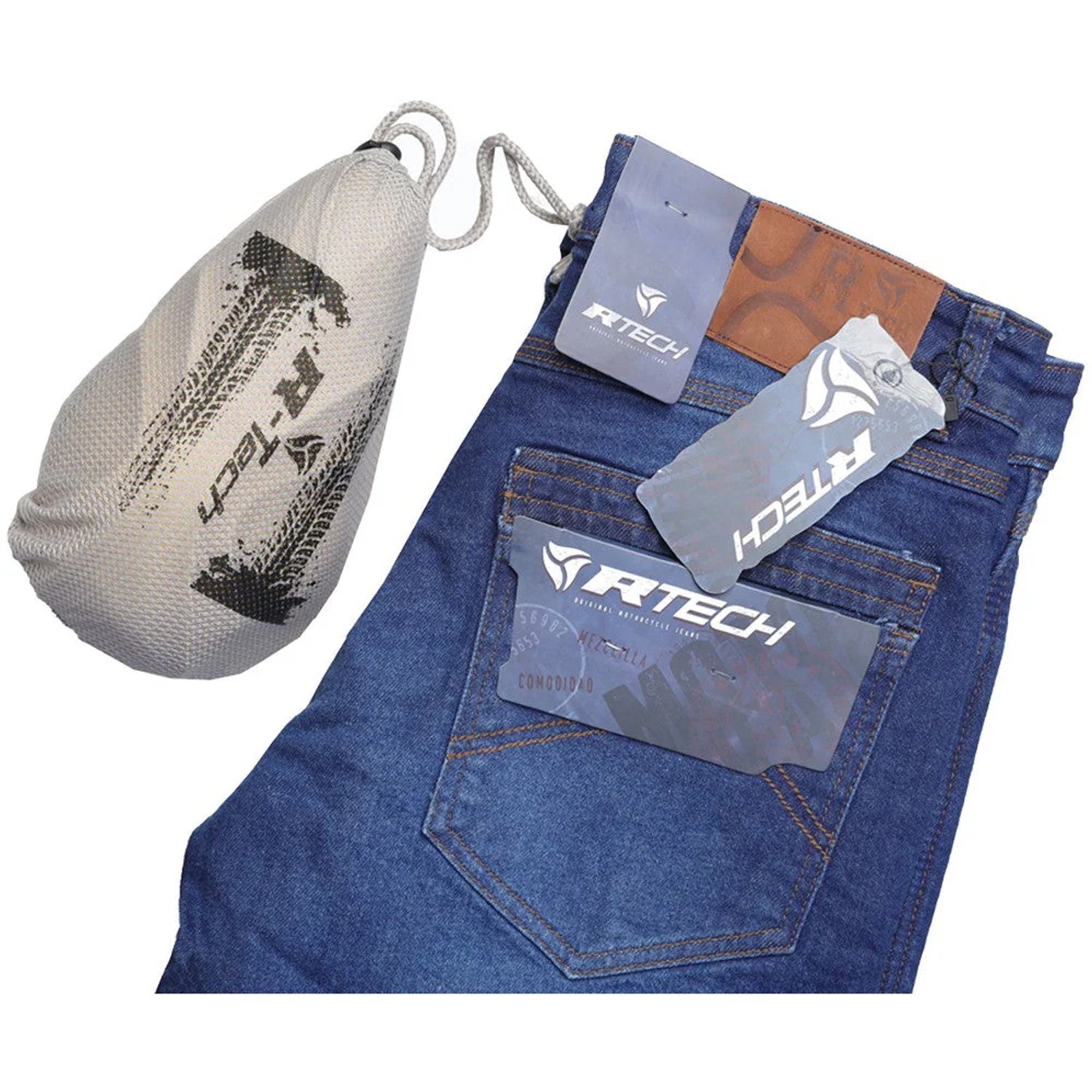 R-TECH BROCK Jeans De Moto Homem Azul – 4 – Maximomoto PT