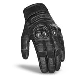 R-TECH FALCON Motorcycle Leather Summer Gloves Black