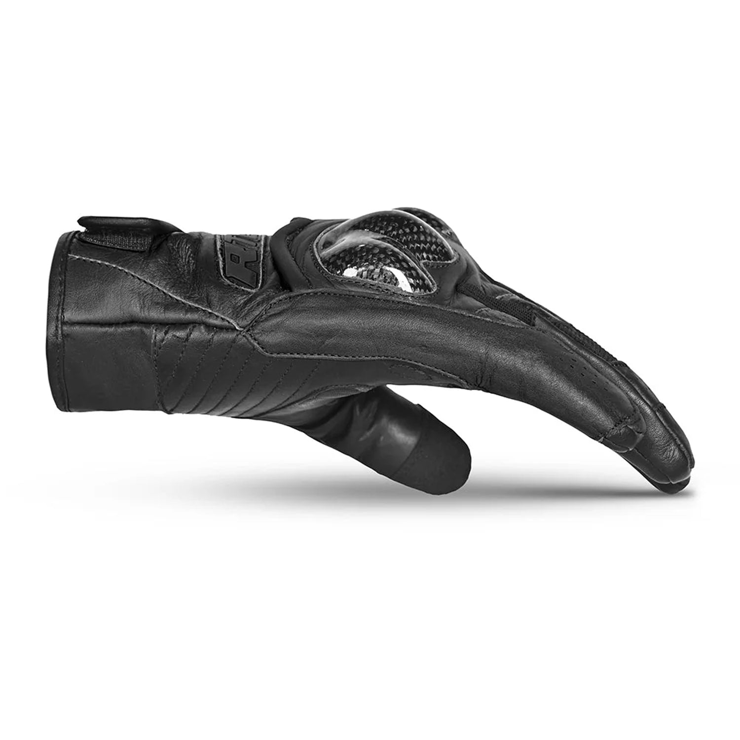 R-TECH FALCON Motorcycle Leather Summer Gloves Black – 5 – Maximomoto PT