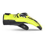 R-TECH FALCON Motorcycle Leather Summer Gloves Black Fluorescent Yellow