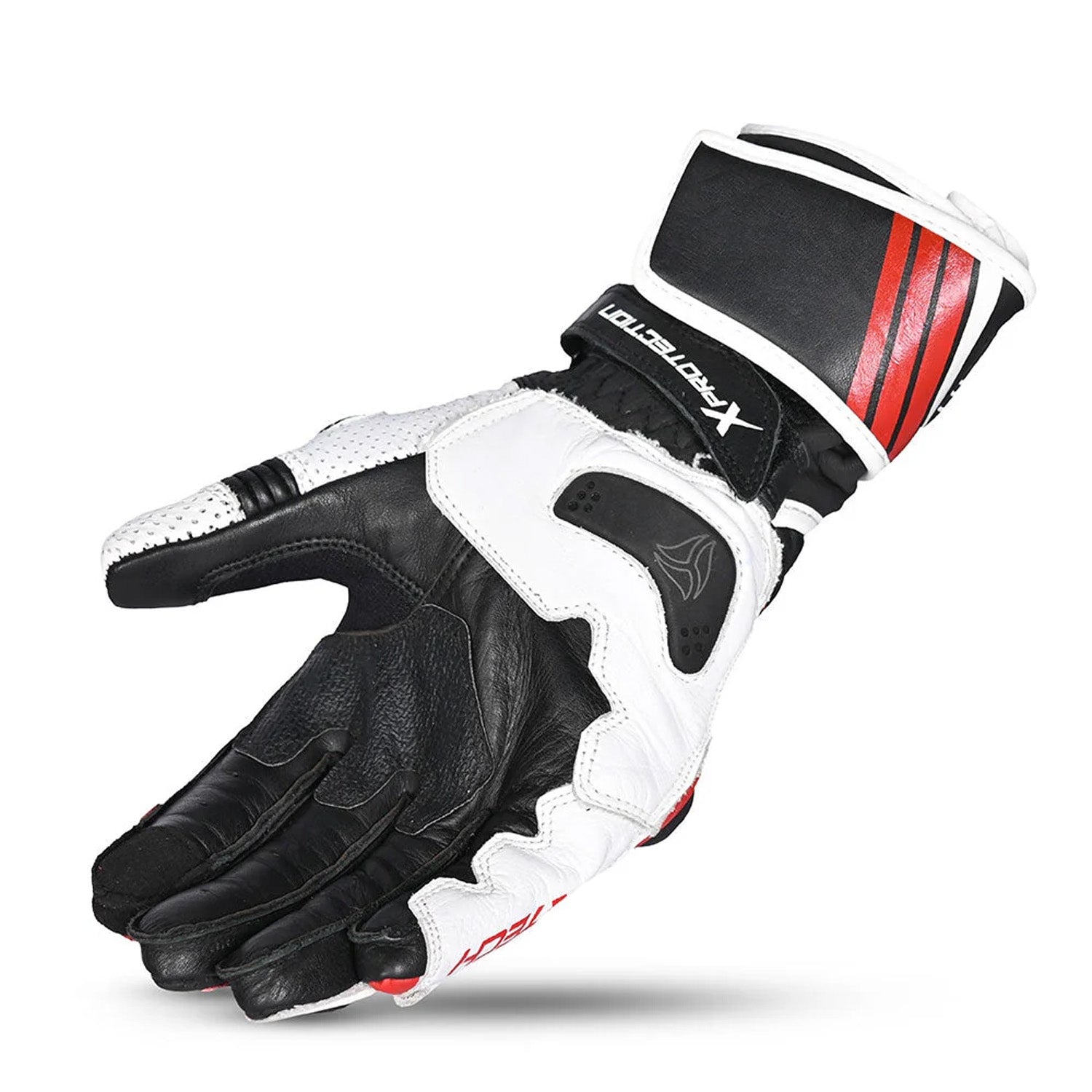 R-TECH GP RACING Black and Red Leather Gloves – 3 – Maximomoto PT