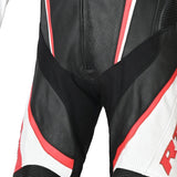 R-TECH HAWK 1 PC Motorcycle Suits Black White Red