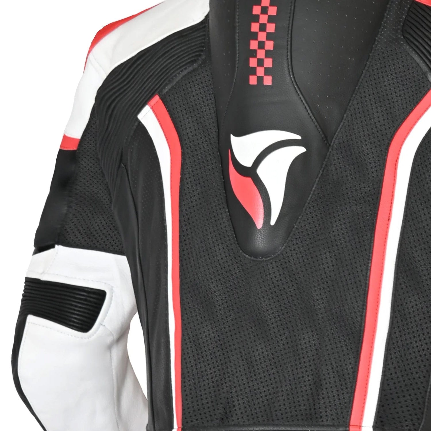R-TECH HAWK 1 PC Motorcycle Suits Black White Red – 7 – Maximomoto PT