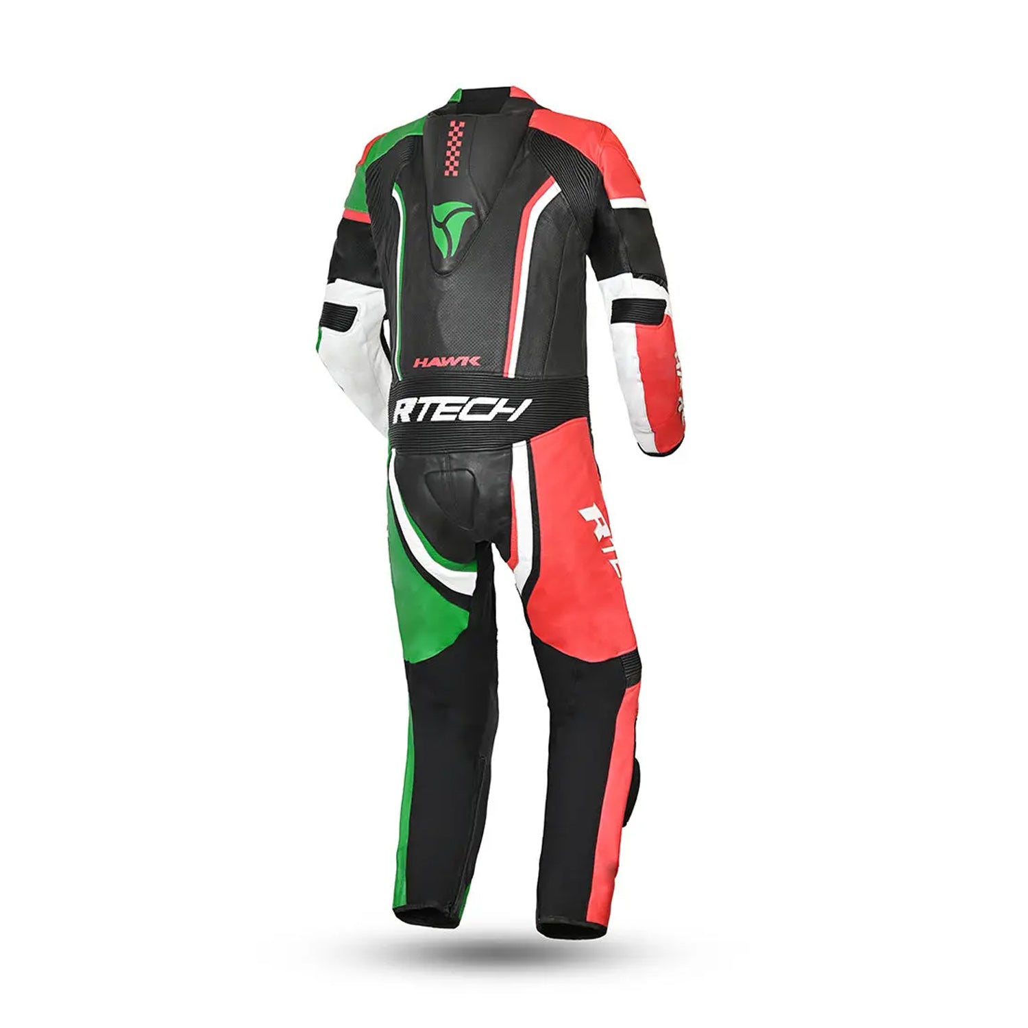 R-TECH HAWK 1 PC Motorcycle Suits Black Red Green – 3 – Maximomoto PT